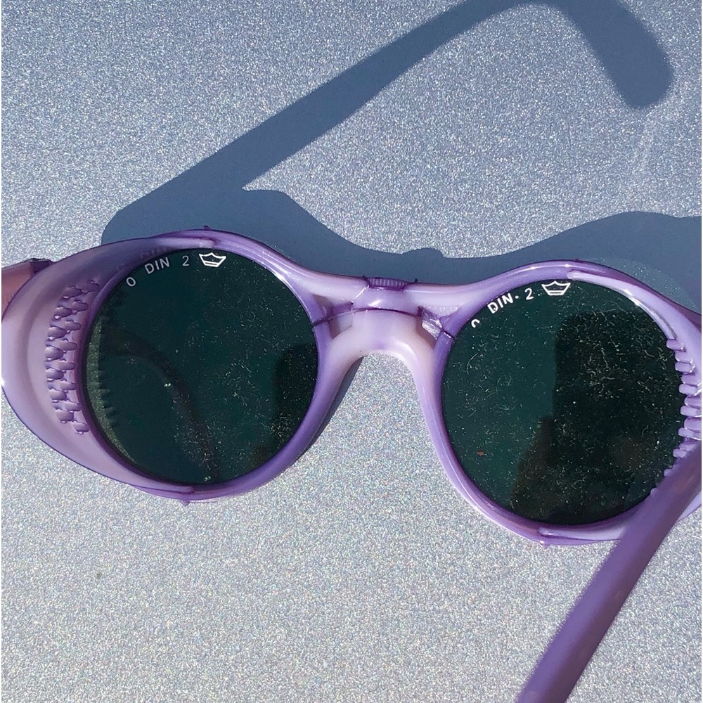 Vintage Flat Glass Lens Sunglasses By Nylon France - Picture 6 of 12